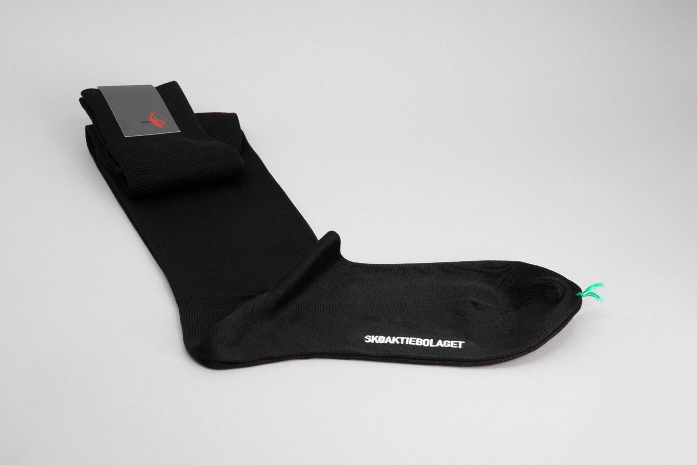 Sozzi Formal Silk Socks - Black