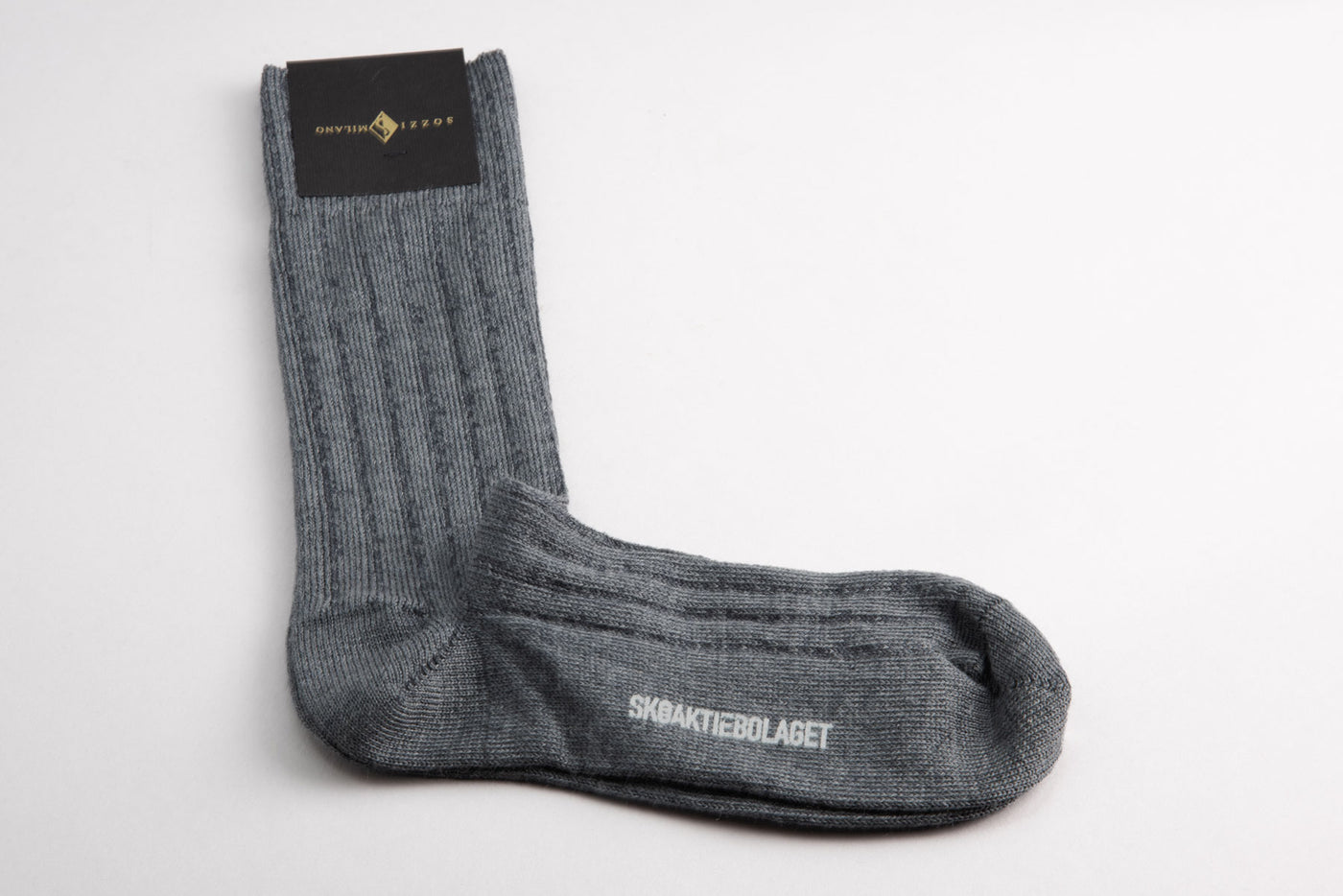 Sozzi Ivy Wool Socks - Granite