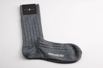 Sozzi Ivy Wool Socks - Granite