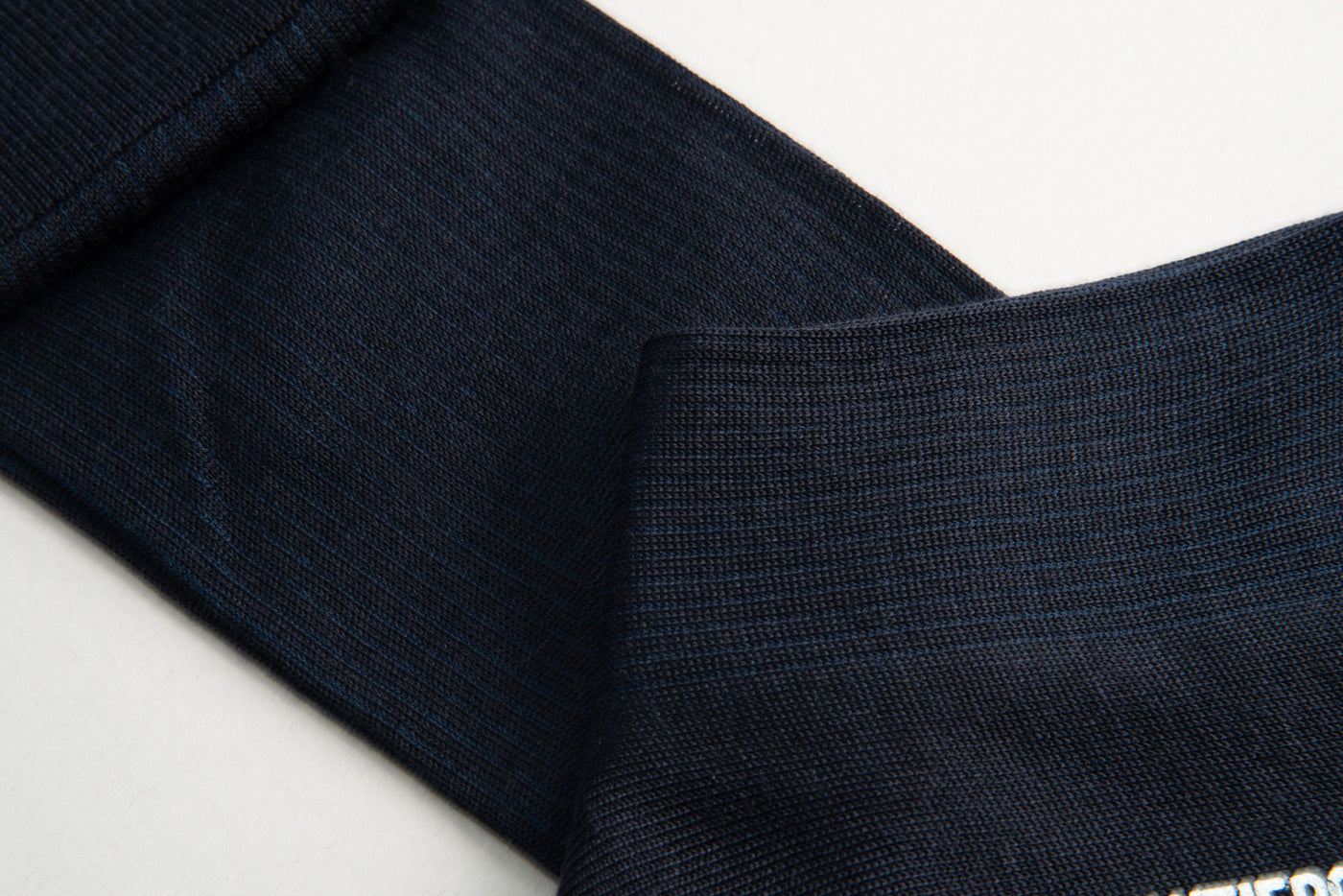 Sozzi Pinstripe Socks - Navy